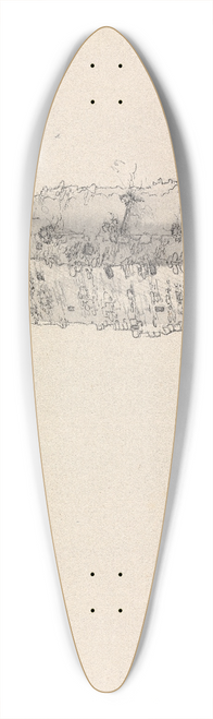 James Moore - Bindon Abbey, Dorset, England 39.3 inch art pintail longboard deck