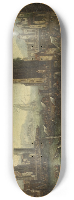 Adriaen Frans Boudewijns - Seaport 8.25 inch art skate deck