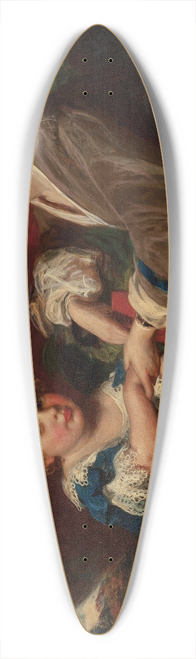 James Sant - A Mother and Daughter 39.3 inch art pintail longboard deck