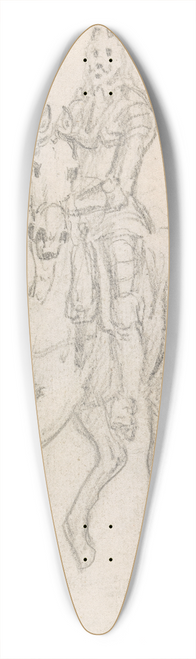James Seymour - King Charles I of England, Mounted 39.3 inch art pintail longboard deck