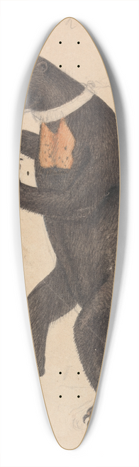 James Sowerby - A Sun-Bear 39.3 inch art pintail longboard deck