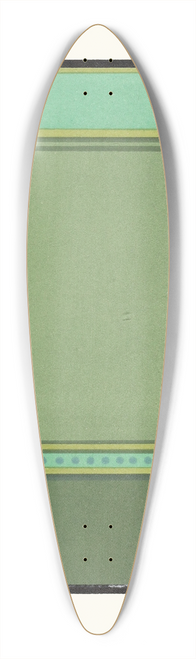 James Ward - Example of the Small Interval in Colour Tones 39.3 inch art pintail longboard deck
