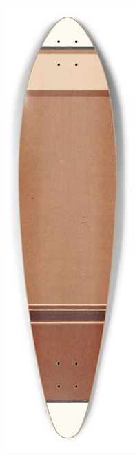 James Ward - Gradated Tones of Broken Red. An example of the Small Interval in Colour 39.3 inch art pintail longboard deck