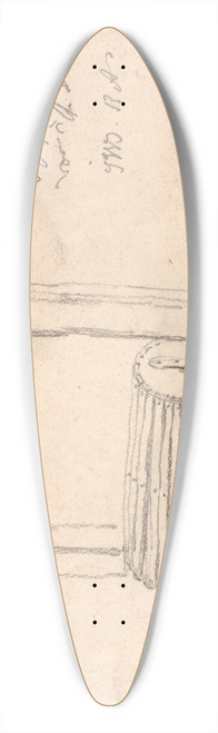 James Ward - Hand-rolling Machine; to Wash Potatoes 39.3 inch art pintail longboard deck