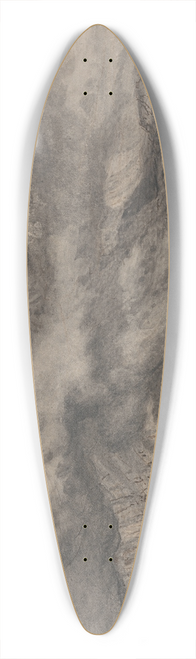 James Ward - Snowdon, an Approaching Storm 39.3 inch art pintail longboard deck