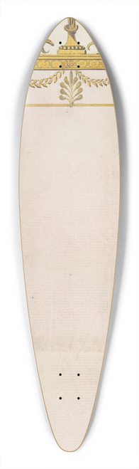 James Wyatt - Design for a Mirror 39.3 inch art pintail longboard deck