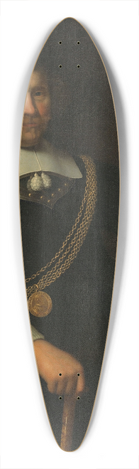 Jan Albertsz. Rotius - Portrait of Jan Cornelisz Meppel, Lieutenant-Admiral of Holland and West-Friesland 39.3 inch art pintail longboard deck