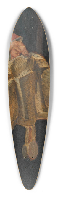 Jan August Hendrik Leys - Maxilmilian I, Holy Roman Emperor, 1478 39.3 inch art pintail longboard deck