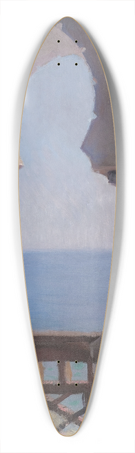 Jan Cigliski - Moorish porch of the Bakhchi-Dere villa in Yalta. From the journey to Crimea 39.3 inch art pintail longboard deck