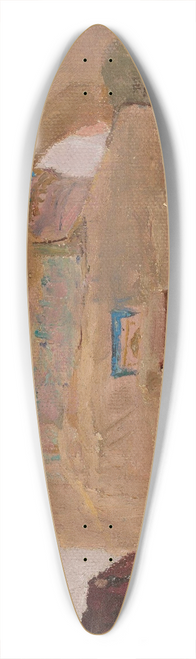 Jan Cigliski - Samarkand  Bibi-Khanym, tomb of Tamerlanes wife. From the journey to Turkestan 39.3 inch art pintail longboard deck
