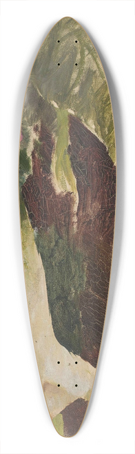 Jan Cigliski - Study of flowers 39.3 inch art pintail longboard deck