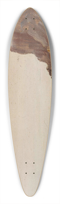 Jan Cigliski - View of the sea and a rock. From the journey to Turkestan 39.3 inch art pintail longboard deck