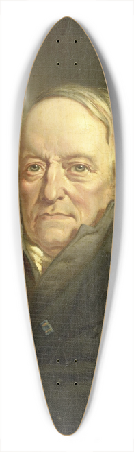 Jan Cornelis van Rossum - Portrait of Johannes Kinker, Poet and Philosopher, Professor at Lige 39.3 inch art pintail longboard deck