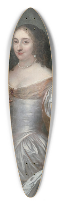 Jan De Baen - Portrait Of A Lady 39.3 inch art pintail longboard deck
