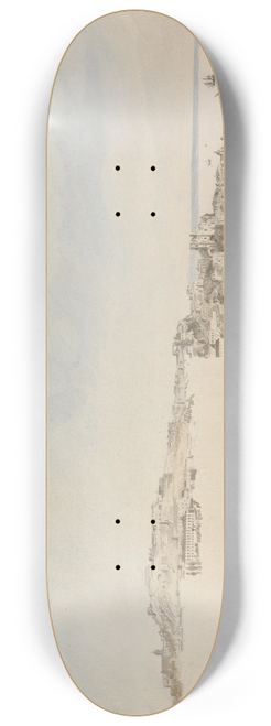 Charles Gore - Lisbon from the Convent of St. Francis da Citadel 8.25 inch art skate deck