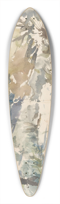 Jan Hoynck van Papendrecht - Duinlandschap 39.3 inch art pintail longboard deck