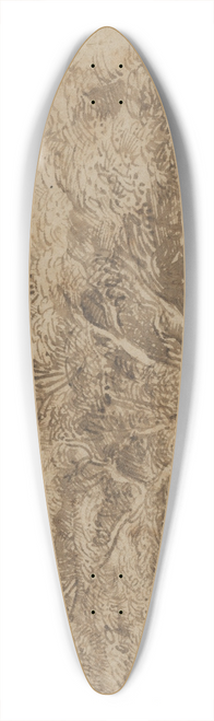 Jan Lievens - A haywain under trees, with farm buildings to the right and beyond at left 39.3 inch art pintail longboard deck