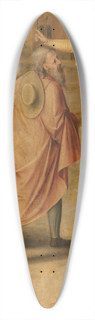 Jan Massijs - Mary and Joseph Find no Lodgings in Bethlehem 39.3 inch art pintail longboard deck