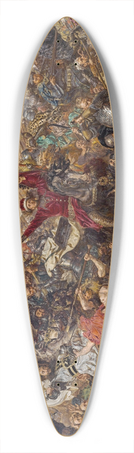 Jan Matejko - Battle of Grunwald 39.3 inch art pintail longboard deck