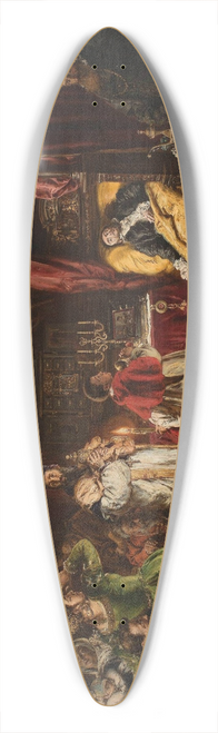 Jan Matejko - Death of Sigismund Augustus in Knyszyn in 1572 39.3 inch art pintail longboard deck