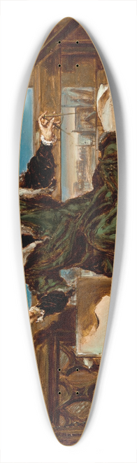 Jan Matejko - Nicolaus Copernicus 39.3 inch art pintail longboard deck