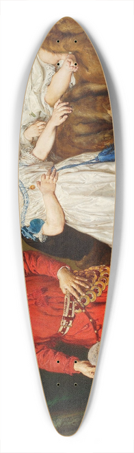 Jan Matejko - Portrait of artists three children, Tadeusz, Helena and Beata 39.3 inch art pintail longboard deck