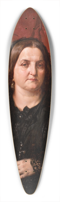 Jan Matejko - Portrait of PauIIna Giebutowska 39.3 inch art pintail longboard deck