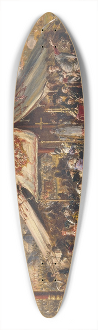 Jan Matejko - Power of Commonwealth at its Zenith, from the series History of Civilization in Poland 39.3 inch art pintail longboard deck