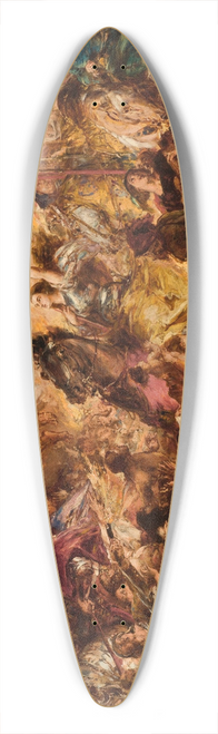 Jan Matejko - The Maid of Orleans 39.3 inch art pintail longboard deck