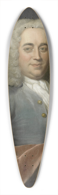 Jan Maurits Quinkhard - Portrait of Walter Senserff, Director of the Rotterdam Chamber of the Dutch East India Company, elected 1731 39.3 inch art pintail longboard deck