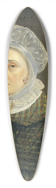 Jan Philip Simon - Portrait of Maria Petronella Mann, Wife of Heinrich Gottfried Theodor Crone 39.3 inch art pintail longboard deck