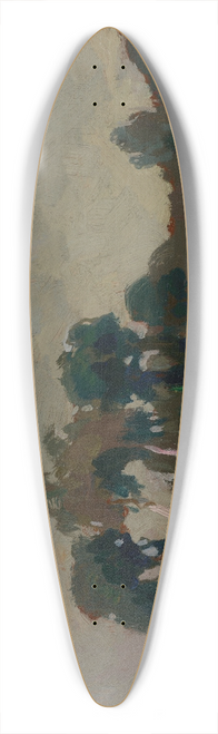 Jan Stanislawski - Trees on the Meadow 39.3 inch art pintail longboard deck