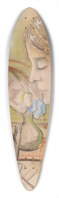 Jan Toorop - Het Gebed 39.3 inch art pintail longboard deck