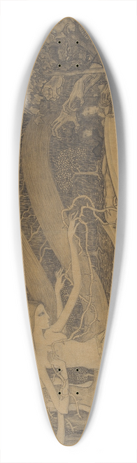 Jan Toorop - O Grave, where is thy Victory 39.3 inch art pintail longboard deck