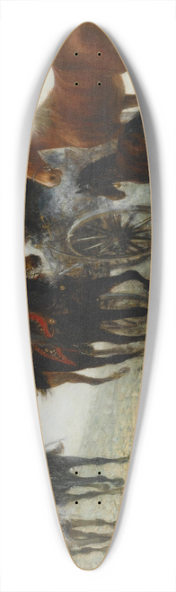 Jan Van Chelminski - Napoleonic Campaign 39.3 inch art pintail longboard deck
