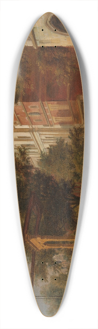Jan van der Heyden - The Drawbridge 39.3 inch art pintail longboard deck