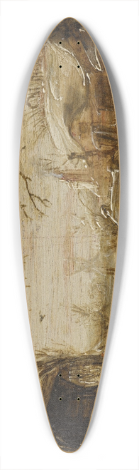Jan van de Velde the younger - Winter Landscape 39.3 inch art pintail longboard deck