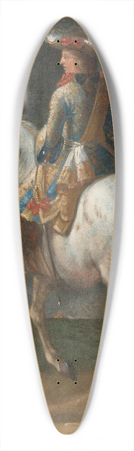 Jan van Huchtenburg - Study for the figure of eugene of savoy 39.3 inch art pintail longboard deck