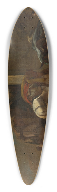 Jan van Ossenbeeck - Italienische Landschaft mit Bauern und Vieh am Brunnen 39.3 inch art pintail longboard deck