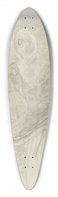 Jan Veth - Portret van de beeldhouwer Lambertus Zijl 39.3 inch art pintail longboard deck