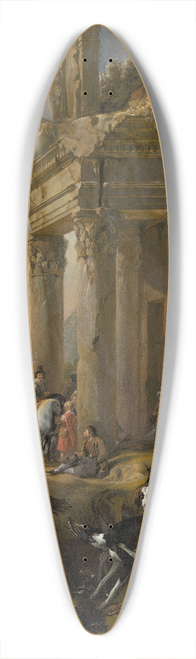 Jan Weenix - After the Hunt 39.3 inch art pintail longboard deck