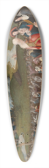 Jan Wellens de Cock - The Procession toCalvary 39.3 inch art pintail longboard deck
