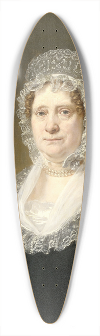Jan Willem Pieneman - Portrait of Sara de Haan, Widow of the Amsterdam Underwriter Cornelis Hartsen 39.3 inch art pintail longboard deck