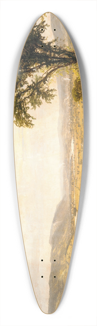 Jasper Francis Cropsey - Wyoming Valley, Pennsylvania 39.3 inch art pintail longboard deck