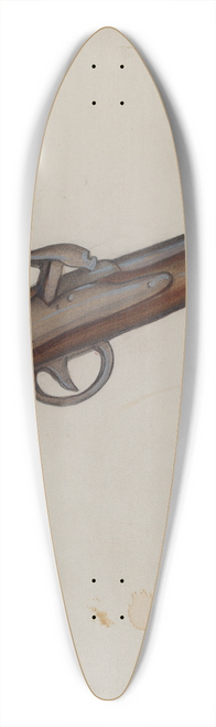 Jay Katz - Gun 39.3 inch art pintail longboard deck