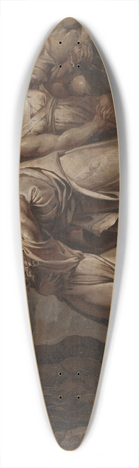 Jean-Antoine Julien de Parme - Joseph meets his father Jacob in the desert 39.3 inch art pintail longboard deck