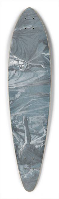 Jean Antoine Verschaeren - Judith Shows her People the Head of Holofernes 39.3 inch art pintail longboard deck