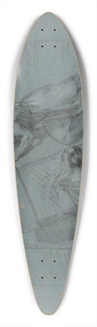 Jean Antoine Verschaeren - Overturning the Sacrificial Table 39.3 inch art pintail longboard deck