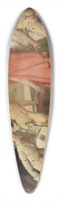 Jean Auguste Dominique Ingres - Achilles Receiving in his Tent the Envoys of Agamemnon 39.3 inch art pintail longboard deck