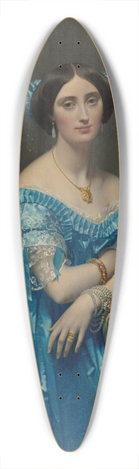 Jean Auguste Dominique Ingres - Josphine-lonore-Marie-Pauline de Galard de Brassac de Barn, Princesse de Broglie 39.3 inch art pintail longboard deck